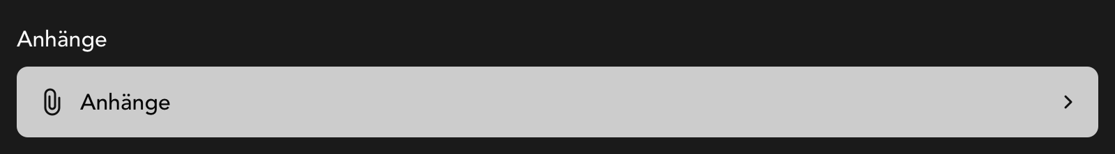 Anhang Widget in der Kontakt Detailansicht
