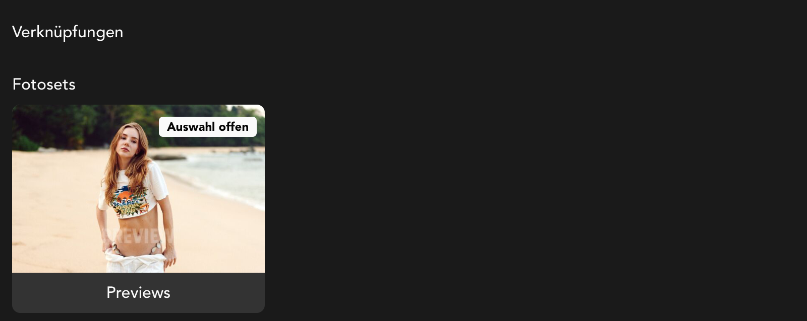 Datei Verknüpfungen Widget