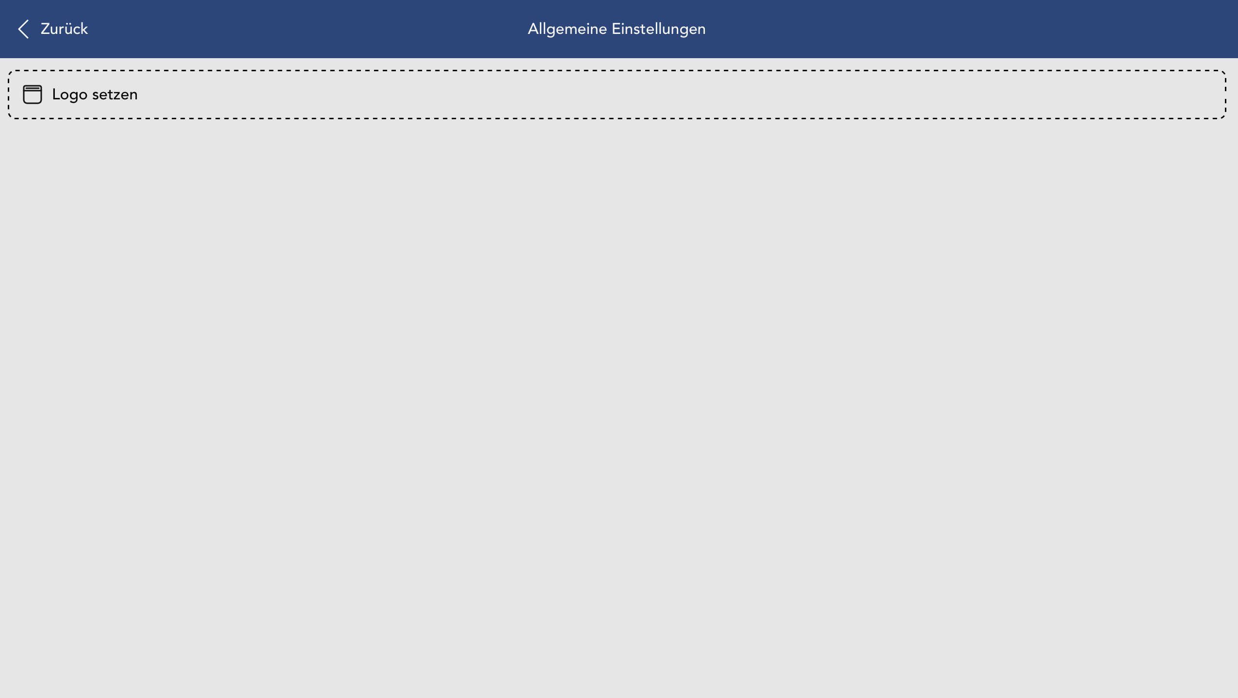 Allgemeine Sedcard Einstellungen